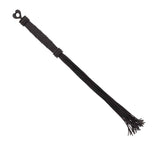 Love In Leather Black BDSM Play Silicone Flogger - Default Title - Whips And Crops